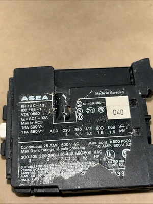 USED ASEA BROWN BOVERI EH12C-10