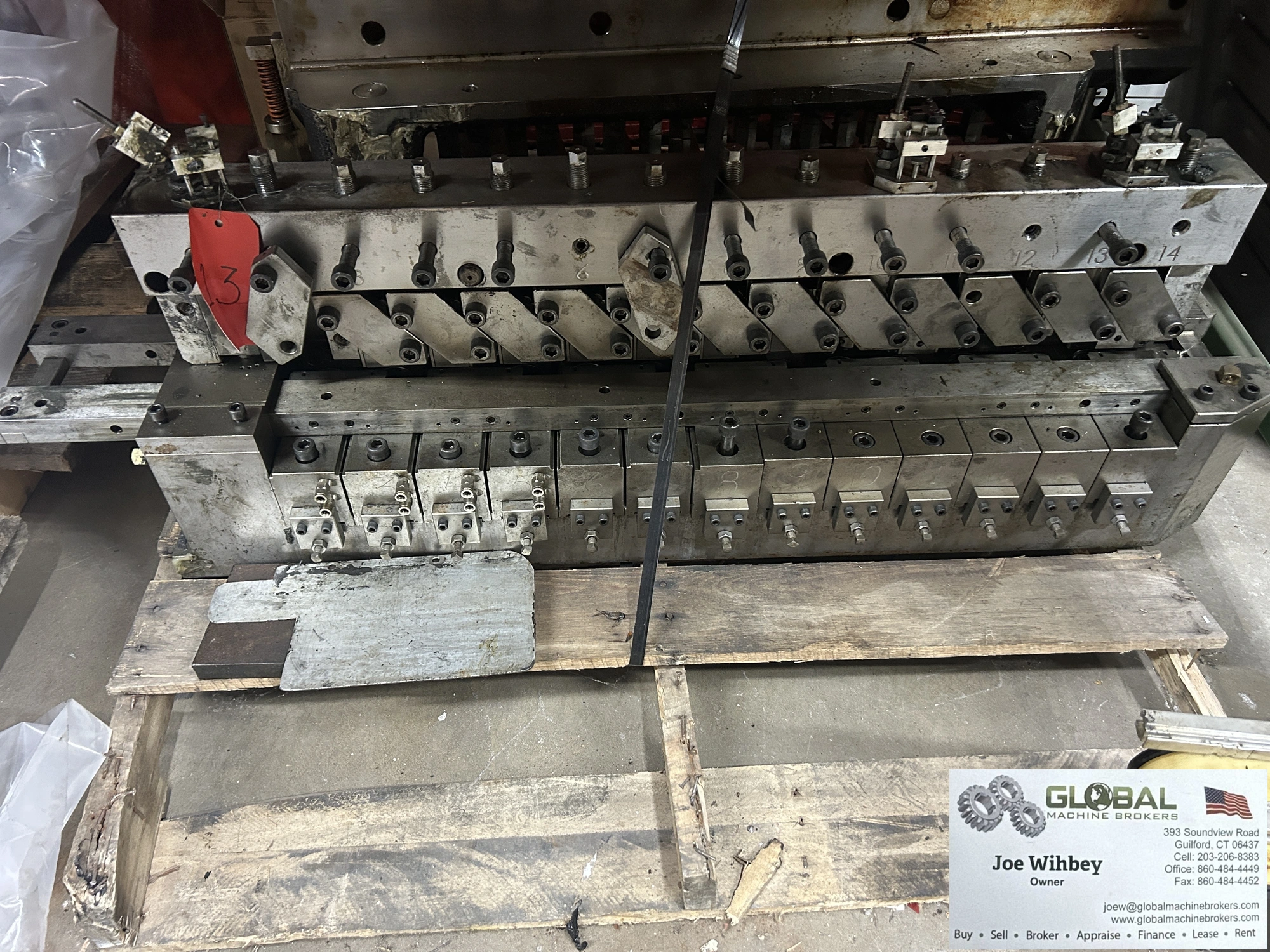 Asahi Seiki Brand TP45 US Baird Type 14 Operation Die Set 2.5" Center Distance