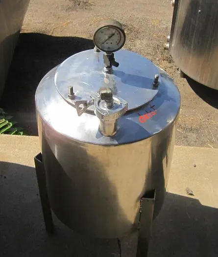Tank, 8 Gallon, Stainless Steel, DT/DB, 13" X 14" #S739102