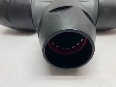 USED AIRNET EQUAL TEE PIPE SOCKET FITTING D50 2"