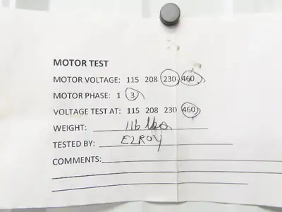 US Motors D10P2B AY06 AC Motor 10Hp 1765 RPM 230/460V 3PH 215T ODP Air Over