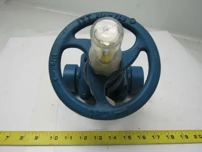 Dia-Flo 015-2472-903-00M 1-1/2" Weir Diaphragm Valve Cast Steel Socket Weld