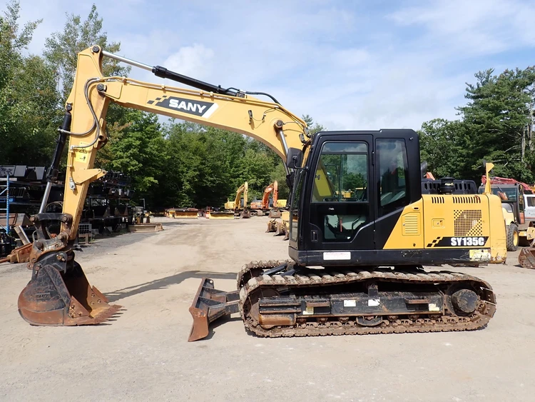 Used 2021 SANY SY135C Crawler Excavators Massachusetts US | Brookside Equipment Sales #1422161