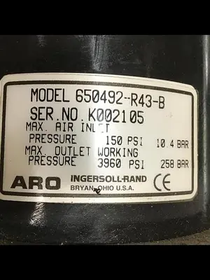 USED INGERSOLL RAND 650492-R43-B