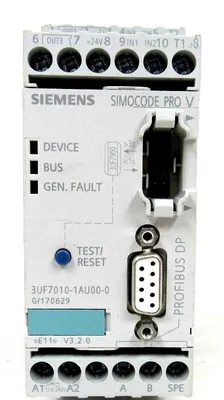 USED SIEMENS 3UF7010-1AU00-0 RELAY MOTOR CONTROL 3UF70101AU000