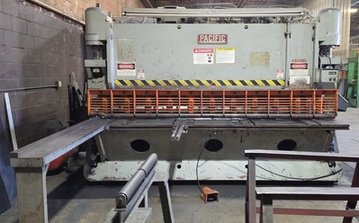 Used 1900 PACIFIC 375R10 Power Squaring Shears (Inch) Michigan US | Revelation Machinery #1516838
