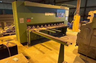 10' X 3/8" CINCINNATI MODEL #375X10 HYDRAULIC SHEAR: STOCK #22818