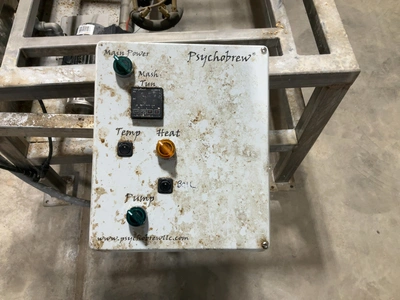 Used PSYCHO BREW COMMERCIAL BREWING SYSTEM STAND WITH 2 BURNERS Brewing Equipment Michigan US | Miedema Asset Management Group #1580110