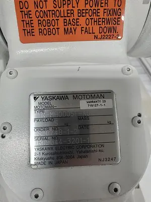 USED 2013 YASKAWA MOTOMAN MH5