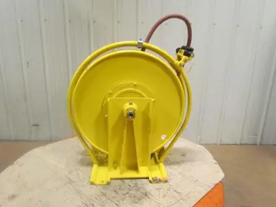 Aero-Motive Pow-R-Matic 200PSI Hose Reel 1/2"ID 50' Spring Return Heavy-Duty