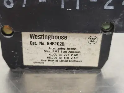 USED WESTINGHOUSE GHB1020