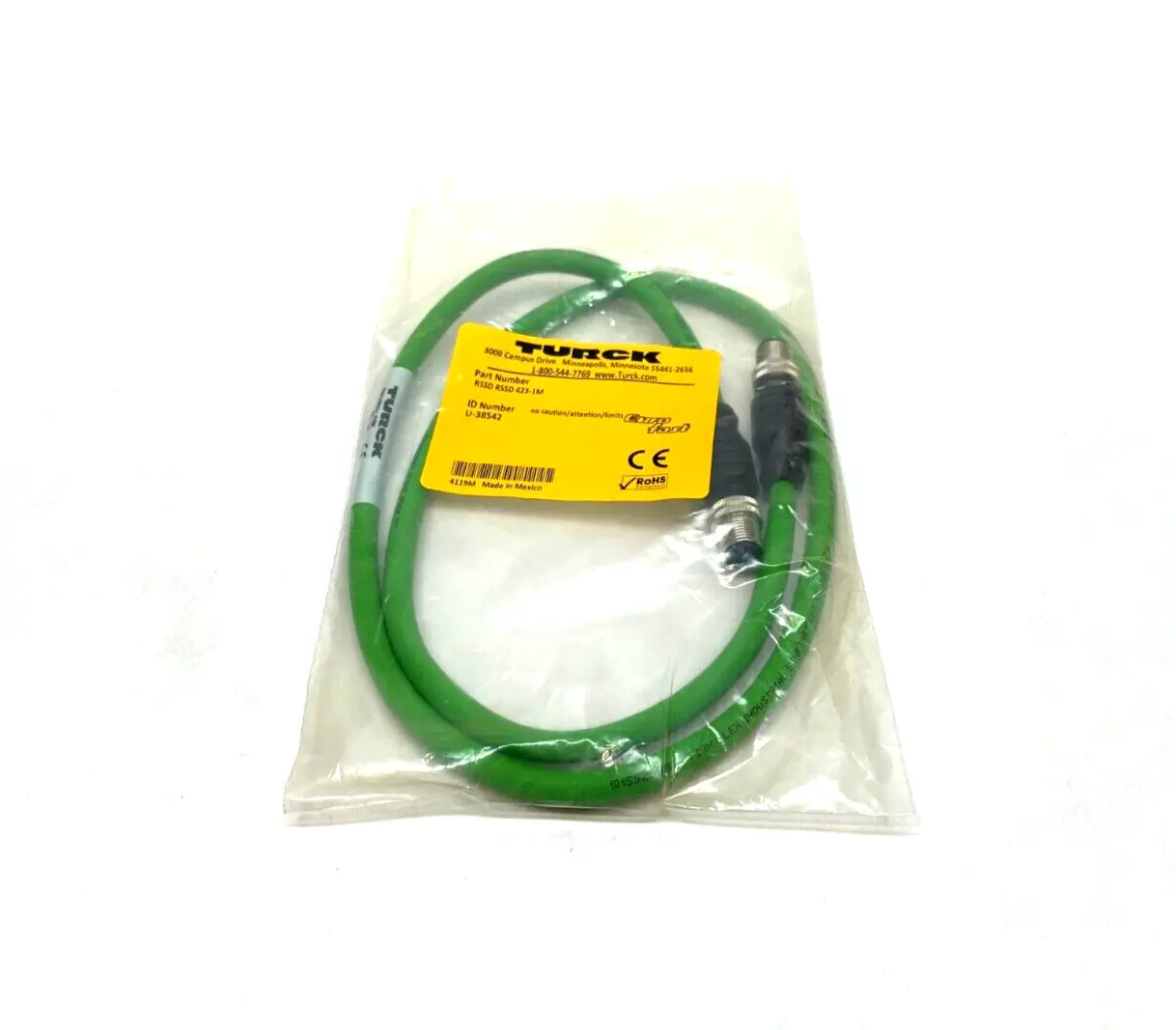 U-38542 | Turck RSSD RSSD 423-1M Eurofast Cable, , 4119M - New