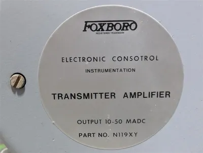 Foxboro N119XY Electronic Consotrol Transmitter Amplifier Used