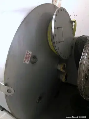 Used Meridian 3,400 Gallon Stainless Steel Storage Tank | Vertical Cone Bottom Vessel