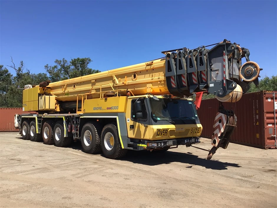 Used 2007 GROVE GMK6300 Rough Terrain Cranes Texas US | Uriquip #1421199