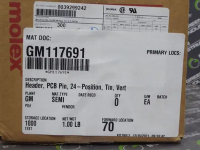 Quantity of 300 Molex 0039299242 24 Position Connector Headers Kohler GM117691 New NIB