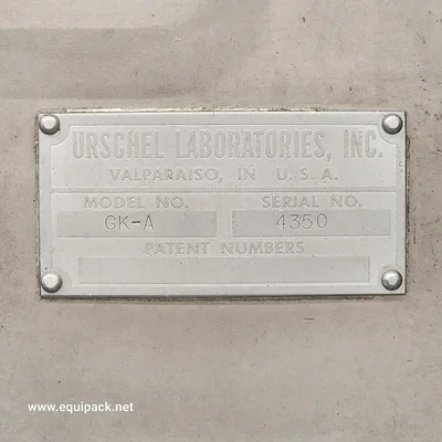 URSCHEL DICER MODEL GK-A  # 33412