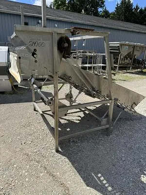 USED MAGNUSON ENGINEERING SHUFFLO FEEDER AND SLICER 54" WIDE