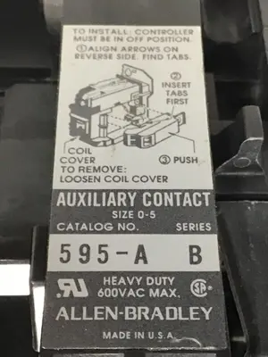USED ALLEN BRADLEY 509-BOD SER B W42