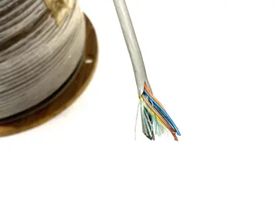 USED ALPHA WIRE 1178C SL001 COMMUNICATION & CONTROL CABLE 8-CONDUCTOR 1000FT SLAT