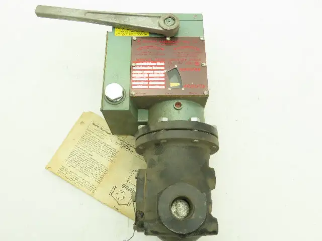 North American Manufacturing 1520G-1 Gas Valve 1" NPT 120V Actuator Manual Reset
