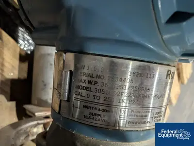 USED Lobeline Lobeline Rotary Lobe Pump, S/S, Model AR60-4