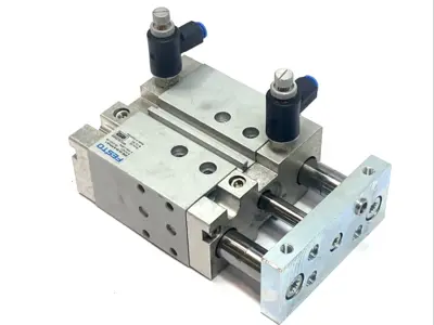 USED FESTO GUIDED PNEUMATIC CYLINDER 578921