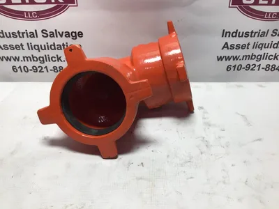 Leemco SBD-490B 4″ elbow ductile Iron pipe elbow DPS (C900) 90 deg 80-100 deflection
