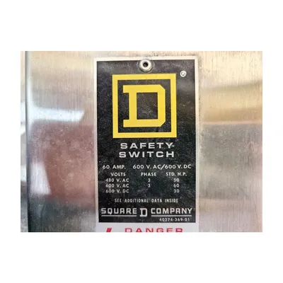 USED SQUARE D CO. HU362DS