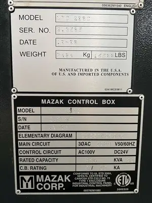 USED 2010 MAZAK VTC-200C