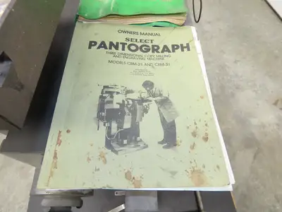 DME CEM-31 Universal Pantograph Die Sinking Engraving Machine Copy Not Complete