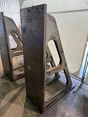 24" WIDE X 72" TALL X 48" DEEP ANGLE PLATE SET. STOCK # 0364724