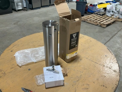 Used KOMOS KG404 STAINLESS STEEL DRAFT TOWER QUAD TAP KIT Beer Equipment Michigan US | Miedema Asset Management Group #1768190