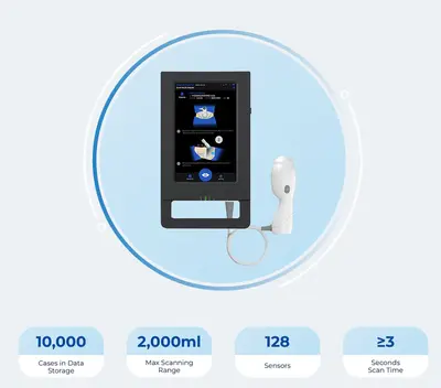 USED MDPro M7 Bladder Scanner with Medical Cart MDPro M7 Bladder Scanner with Medical Cart