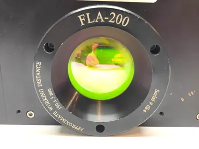 USED NOVANTA SYNRAD FH FLYER 2-WAY SCAN MARKING HEAD LASER GAUGING SYSTEM