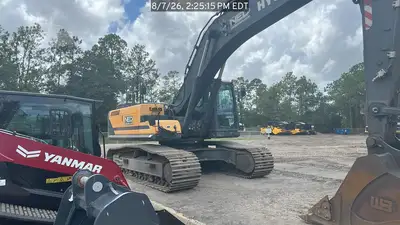 Used 2023 HYUNDAI HX350AL Crawler Excavators Florida US | National Equipment Dealers #1422325