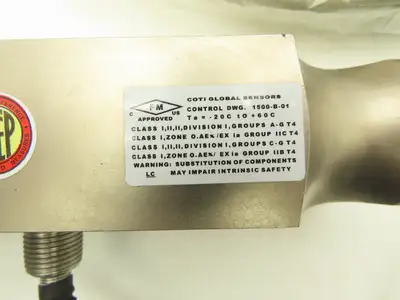 Coti Global Sensors CG-BLC-2 Alloy Steel Load Cell w/50' Cable 100Klb Capacity