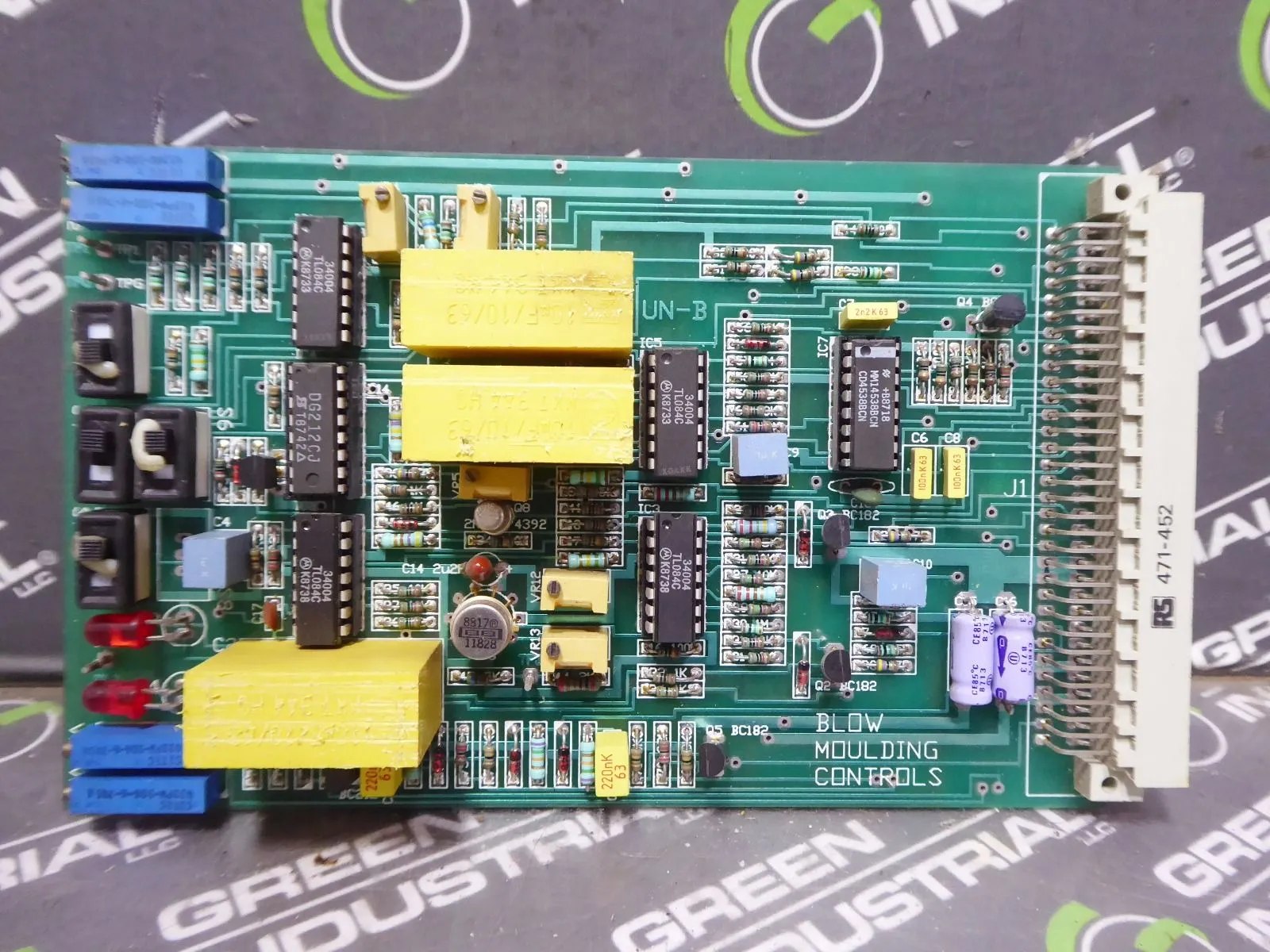 MOOG UN-B Blow Moulding Control Board Used