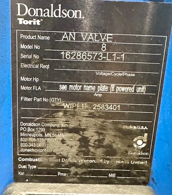 Used _UNKNOWN_ AN VALVE Rotary Airlock Feeder West Virginia US | Cooper Industries #1409695