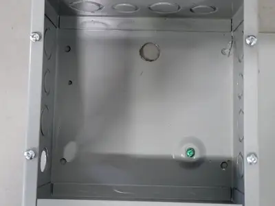 8"x8"x4" Screw Cover Junction Pull Box, 16 Knockouts