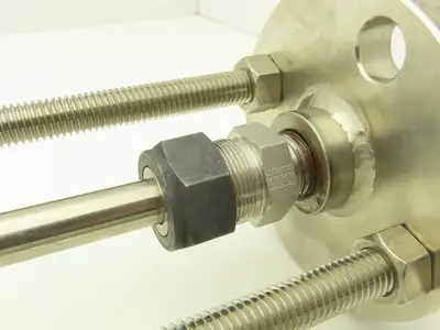 PSE Series 120 PAR 70 Stainless Steel Hot Tap Flow Sensor Flange Tie Rod 3/4"NPT