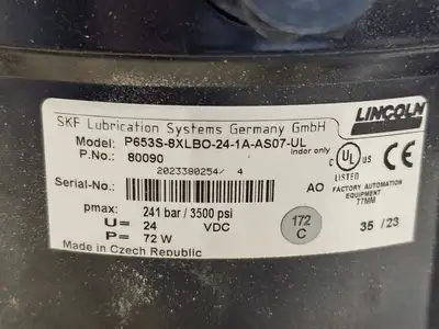 USED LINCOLN P653S-8XLBO-24-1A-AS07-UL