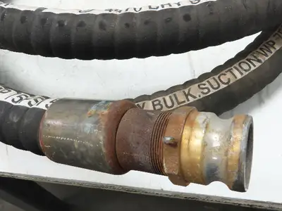 Jason 4470 Dry Bulk Material Suction Hose 2" ID x 25' 6" Gum Rubber 75 PSI