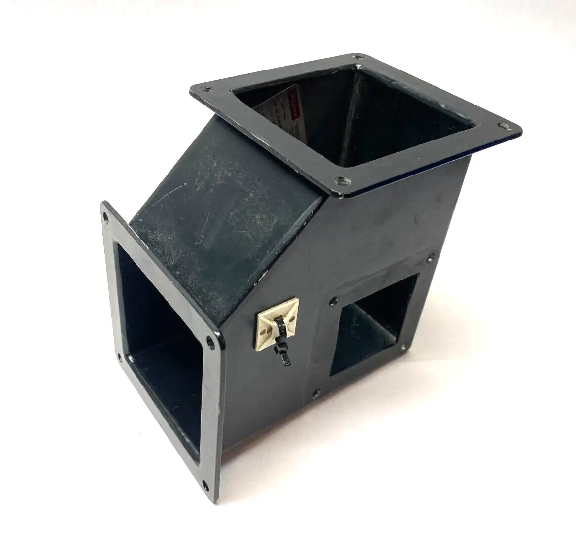 Used HOFFMAN NVENT FEED-THROUGH WIREWAY ELBOW FITTING BLACK Valves/Fittings | Maverick Industrial Sales #1109534