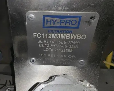 HY-PRO FC112MBWBO PORTABLE HYDRAULIC FLUID FILTER