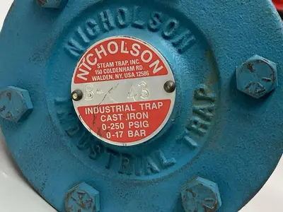 Used NICHOLSON B43 Pump & Valve Parts Ohio US | Surplus Asset Holdings #1246756