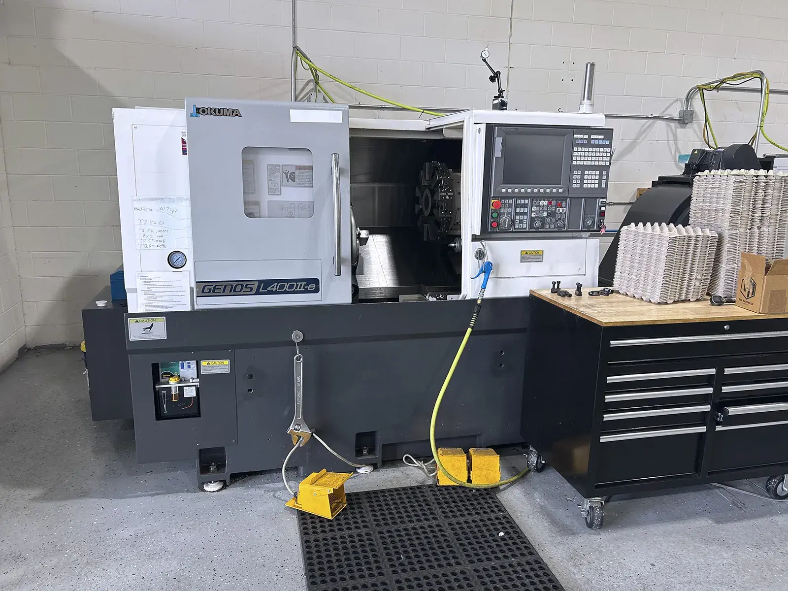 Used 2021 OKUMA GENOS L400II-E CNC Lathes Illinois US | Machinery Marketing International #1407233