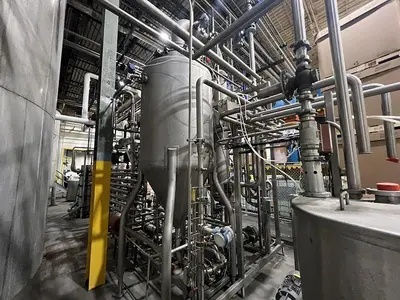 Pasteurizer, HTST, Tube-In-Tube, CIP, Vacuum Separator, #5674433