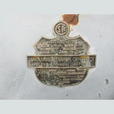 Lancashire 60HP ODP Electric Motor