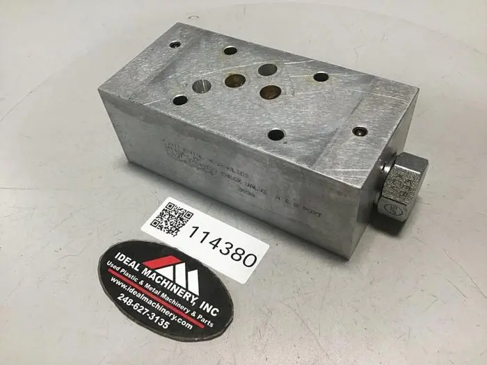 Used CONTINENTAL HYDRAULICS C12S-PC-G-S-B Valves/Fittings Michigan US | Ideal Machinery #596265